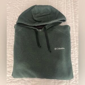 Columbia Forest Green Sweatshirt Hoodie Men’s Large